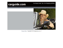 Tablet Screenshot of carguide.com